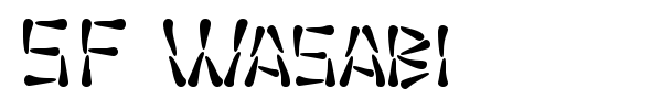 SF Wasabi font preview